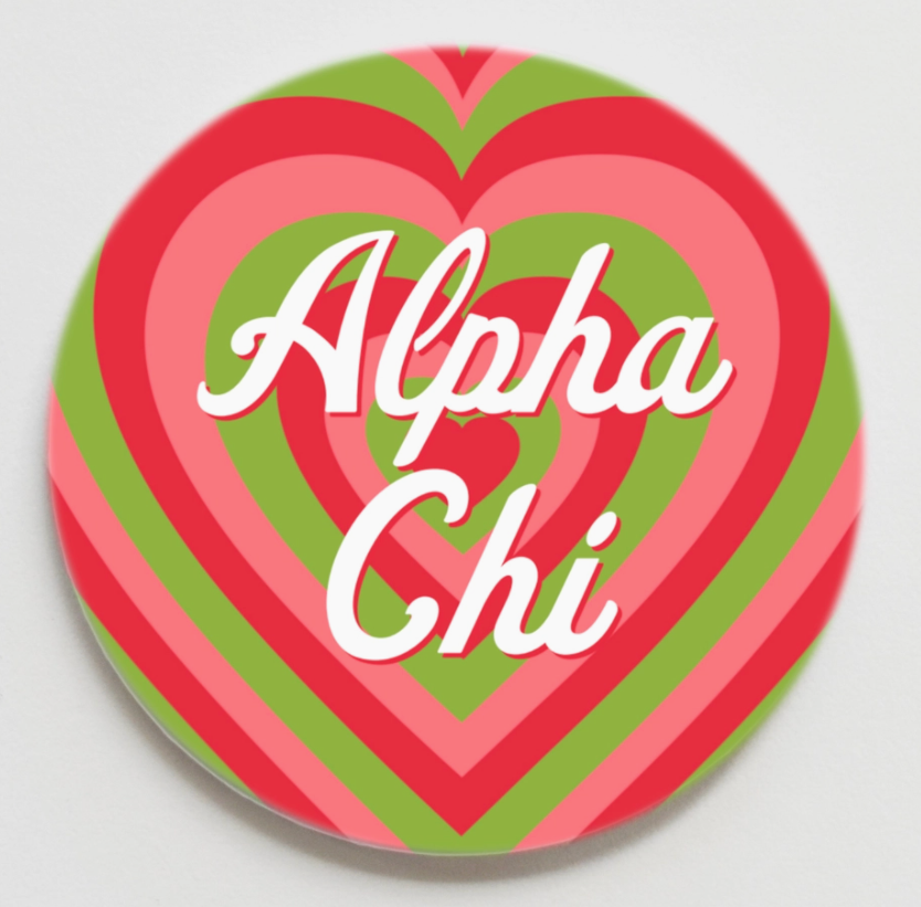 Alpha Chi Omega Buttons