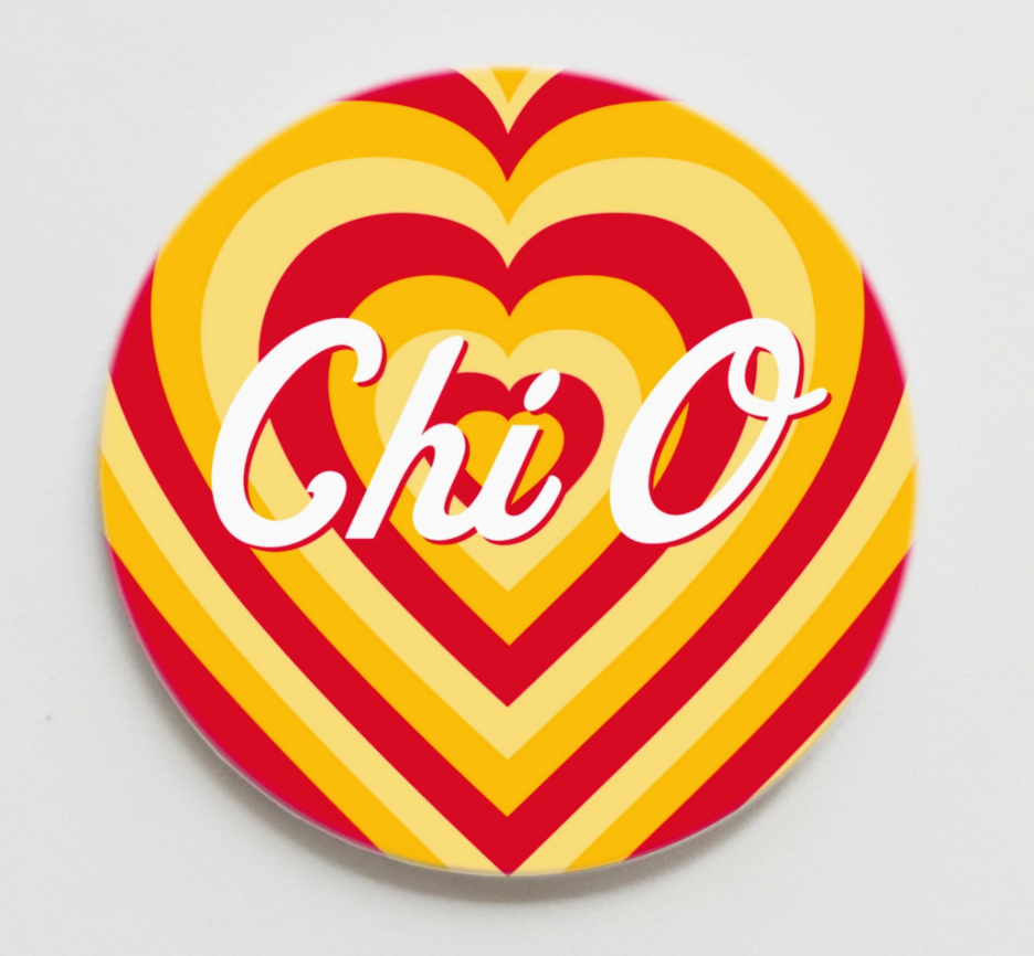 Chi Omega Buttons